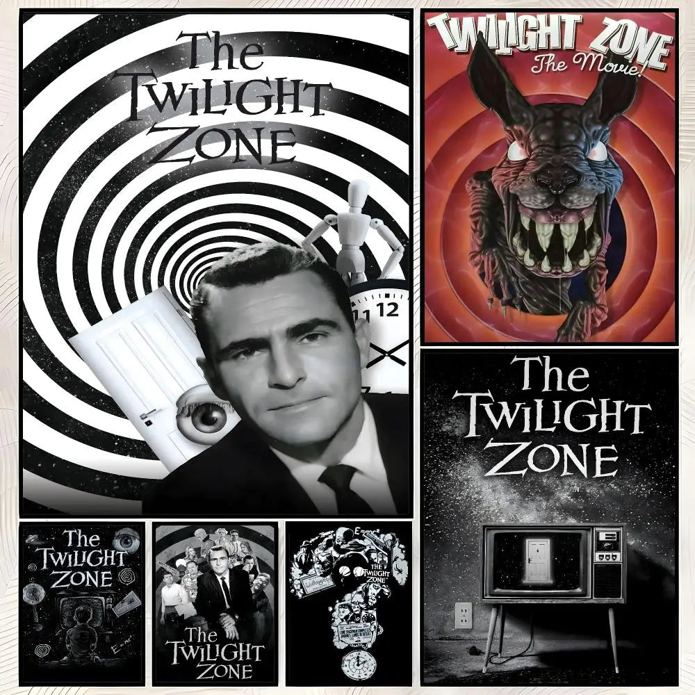 Twilight Zone Wall Art Poster – Self-Stick HD Waterproof Decor