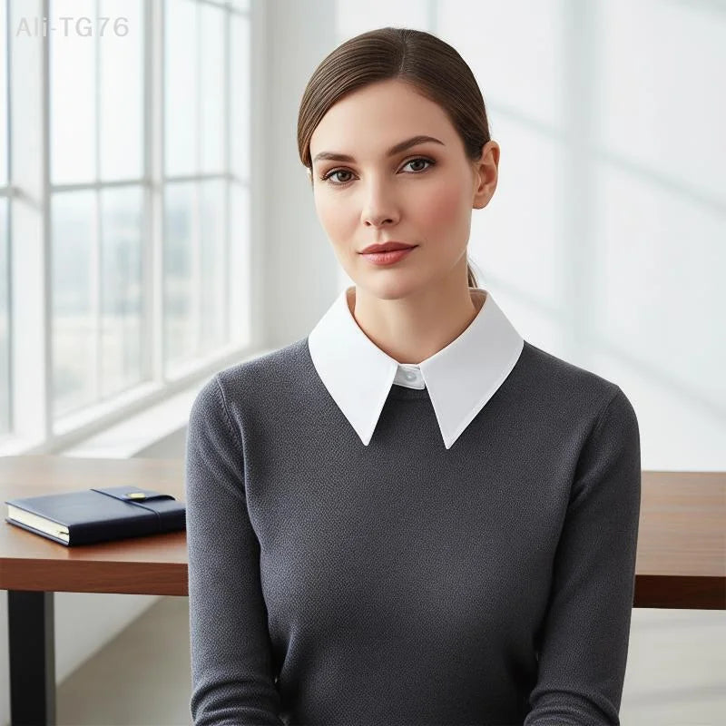 Detachable False Collar for Women – Lapel Shirt Accessory