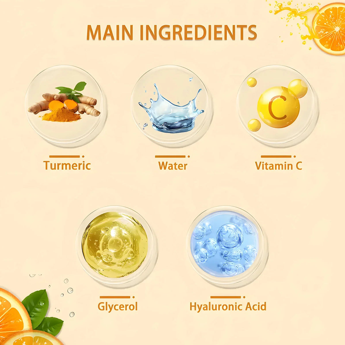 Turmeric & Vitamin C Neck Cream – Firming & Brightening 45g