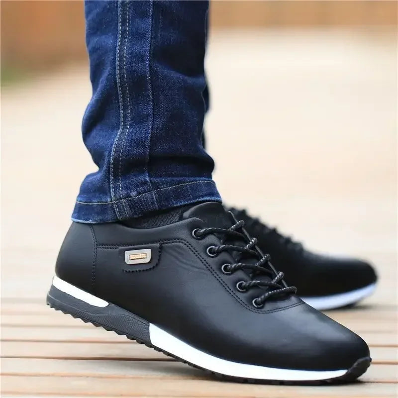 Men's Breathable Lace-Up Casual Sneakers & Outdoor Loafers