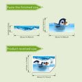 Cute Penguin Toilet Stickers – Waterproof Bathroom Decals