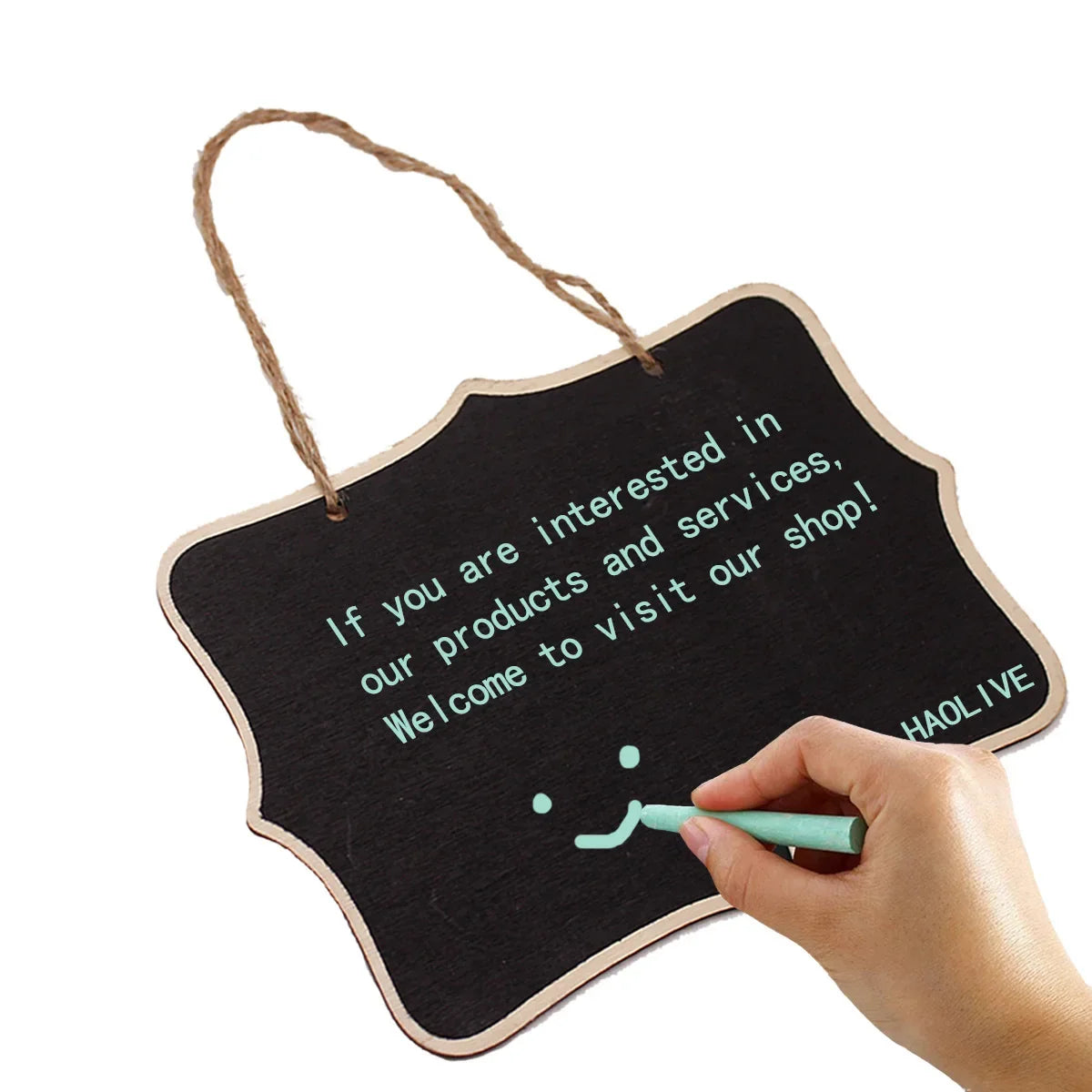Bview Art Mini Home Office Decorative Chalkboard Kids Wooden