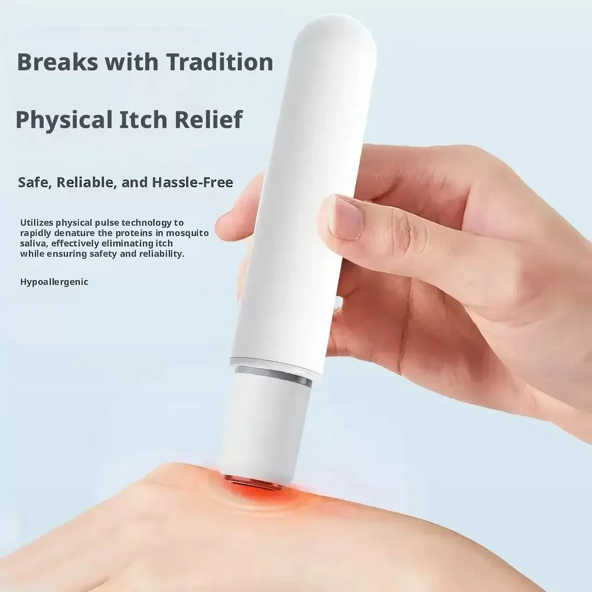 Portable Electronic Itch Relief Pen for Mosquito Bites