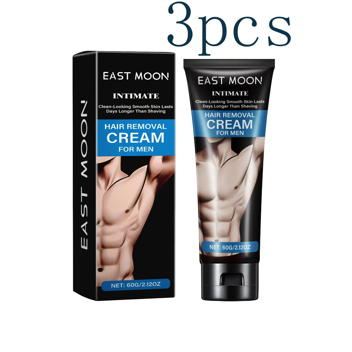 Men's Body Hair Removal Cream – Chest, Arm, Leg & Back