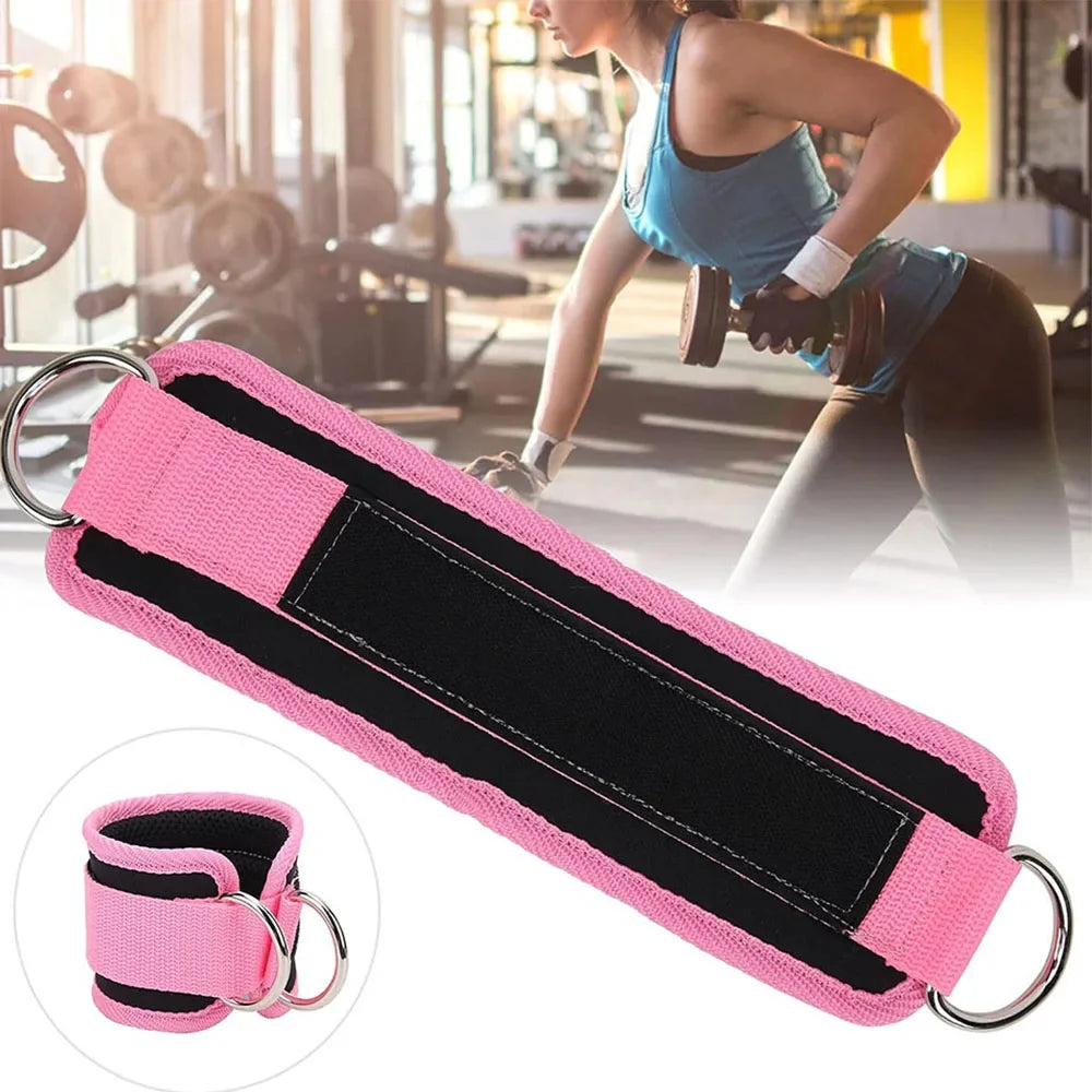 Neoprene Ankle Strap Cuff – D-Ring Cable Machine Gym Strap