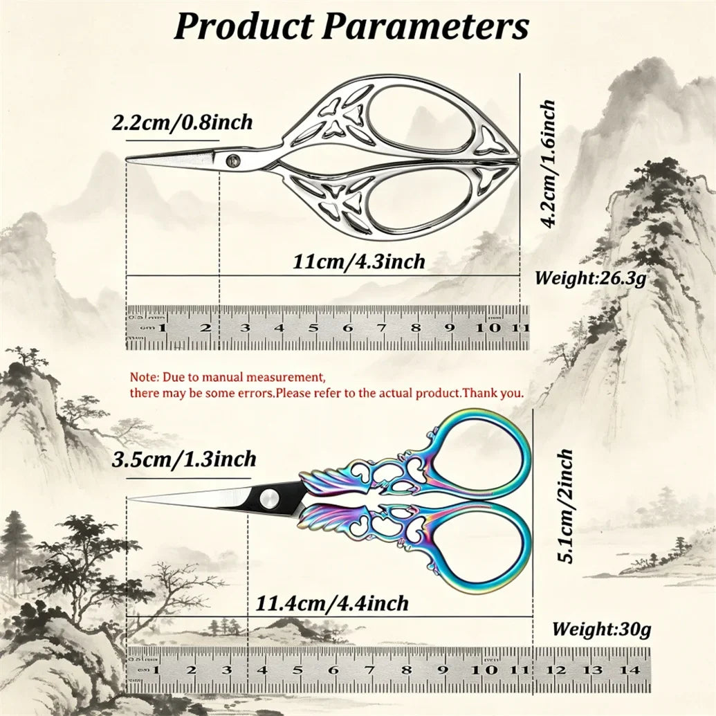 Sharp Embroidery Scissors – Stainless Steel Sewing Craft Tool