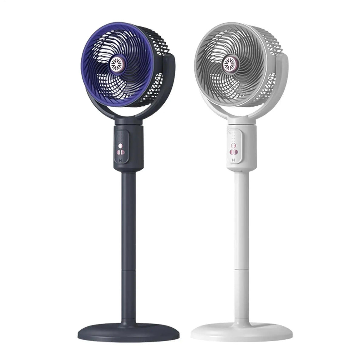Oscillating Tower Fan 5-Speed Type-C Rechargeable Adjustable Height