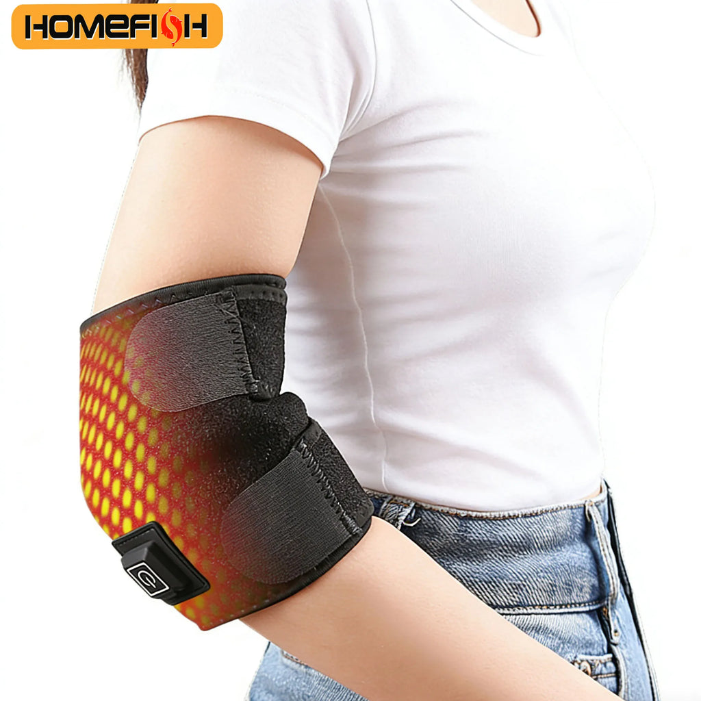 Electric Heated Massage Knee Support 3-Temperature Control Universal