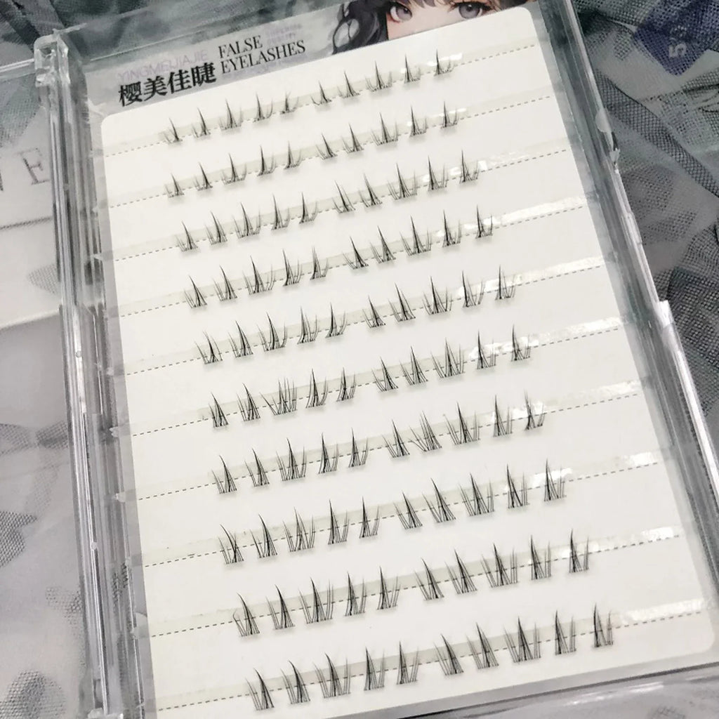 Sunflower No-Glue Lower Lash Clusters | Natural Individual Lashes