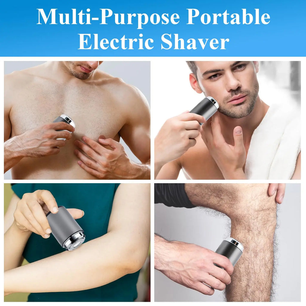 Mini Portable Electric Shaver USB Rechargeable Waterproof Men's
