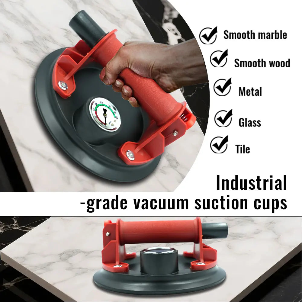 Protable Manual Vacuum Lift 8-inch Heavy-duty Fiberglass Stone