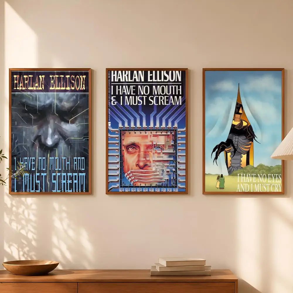 I Have No Mouth and I Must Scream Poster – Self-Stick Wall Art
