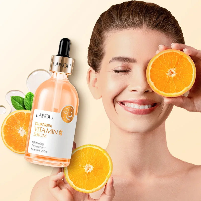 LAIKOU Sakura Facial Serum Vitamin C Essence Moisturizing Firming