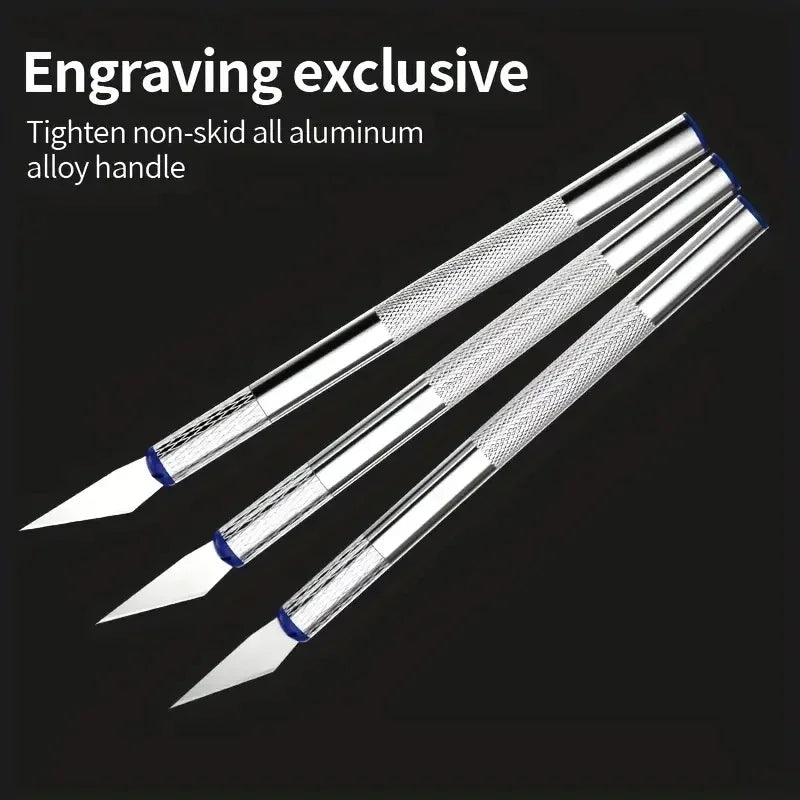 13-Piece Metal Carving Knife Pen Set | DIY Precision Cutting Kit