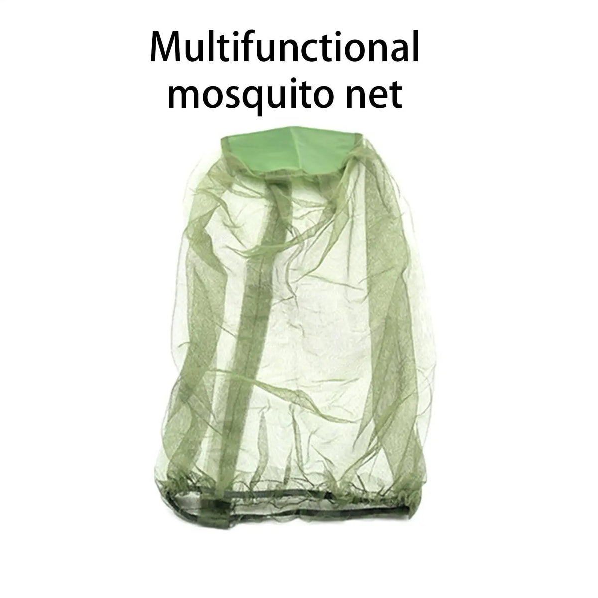 Outdoor Mosquito Head Net Cap – Breathable Mesh Face Cover