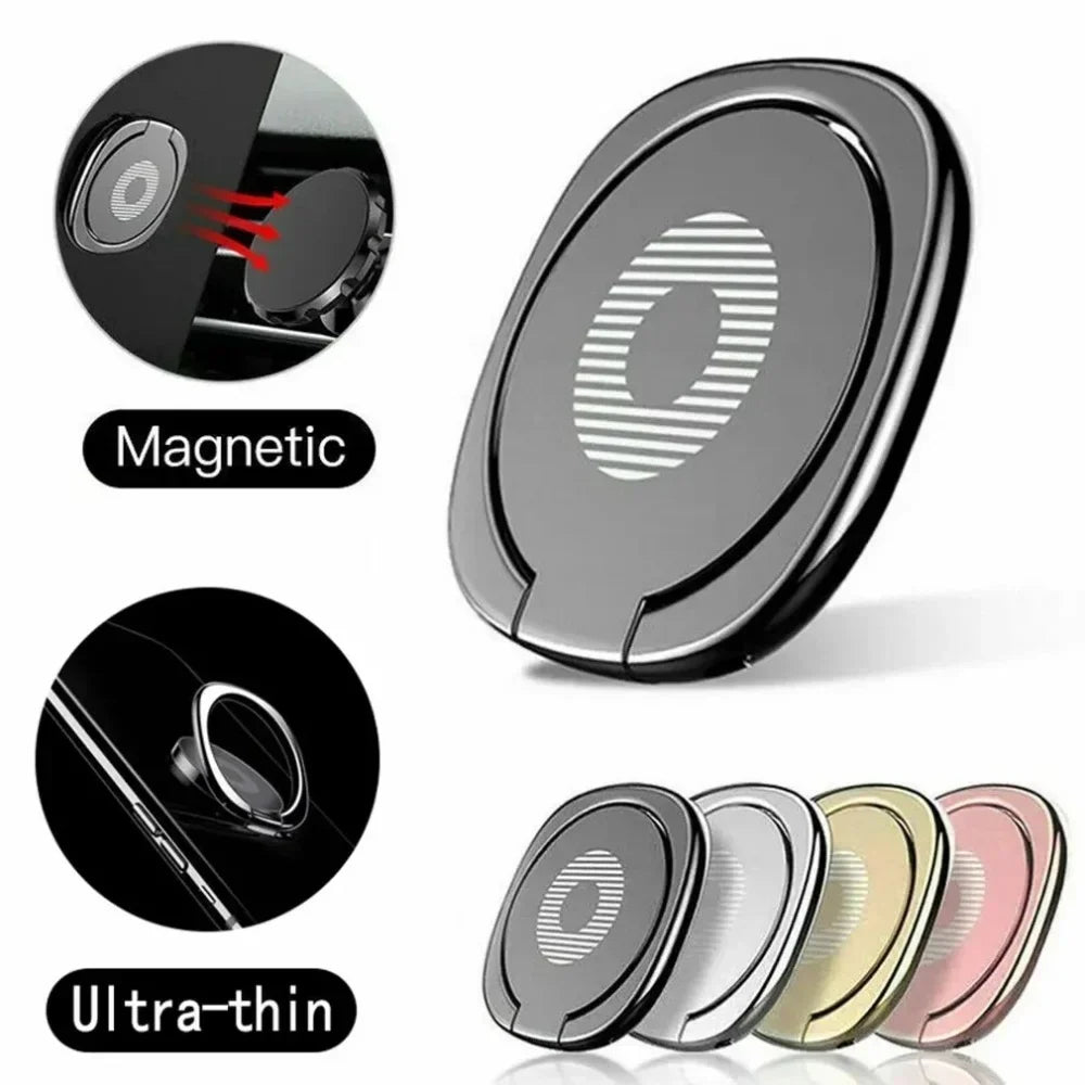 Metal 360° Rotating Finger Ring Phone Stand Holder – Universal