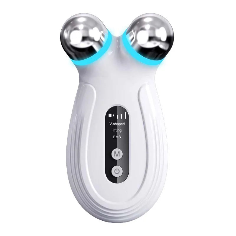 Microcurrent EMS Facial Lifting Device | Dual Roller Skin Toner