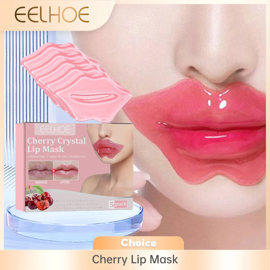 EELHOE Cherry Lip Mask – Moisturize, Fade Lines & Repair (5pk)