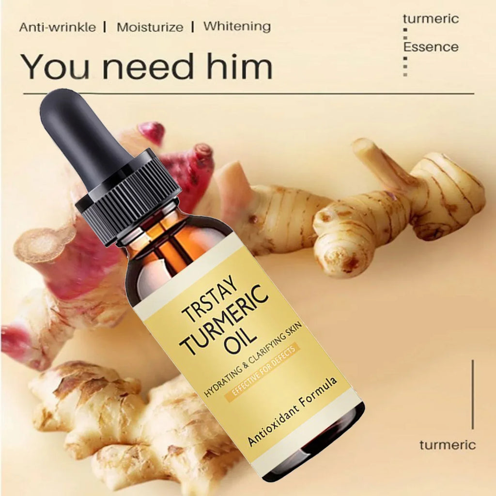 Turmeric Oil Glow Facial Lightening Serum Black Brown Skin Leg Hand
