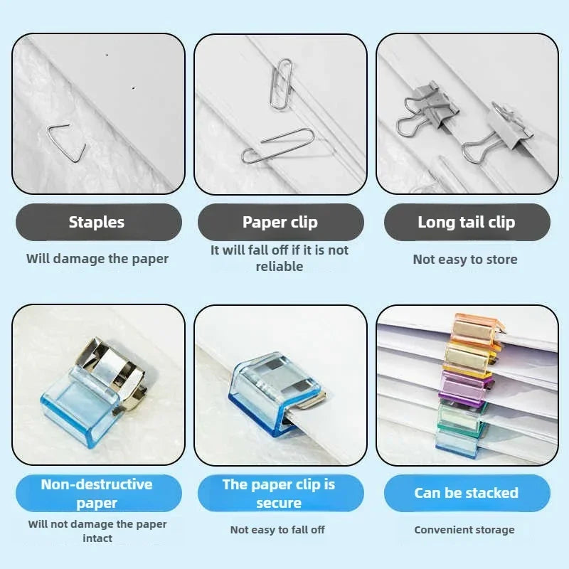 Anti-Slip U-Shape Clothing Clips for Pants, Sleeves & Straps