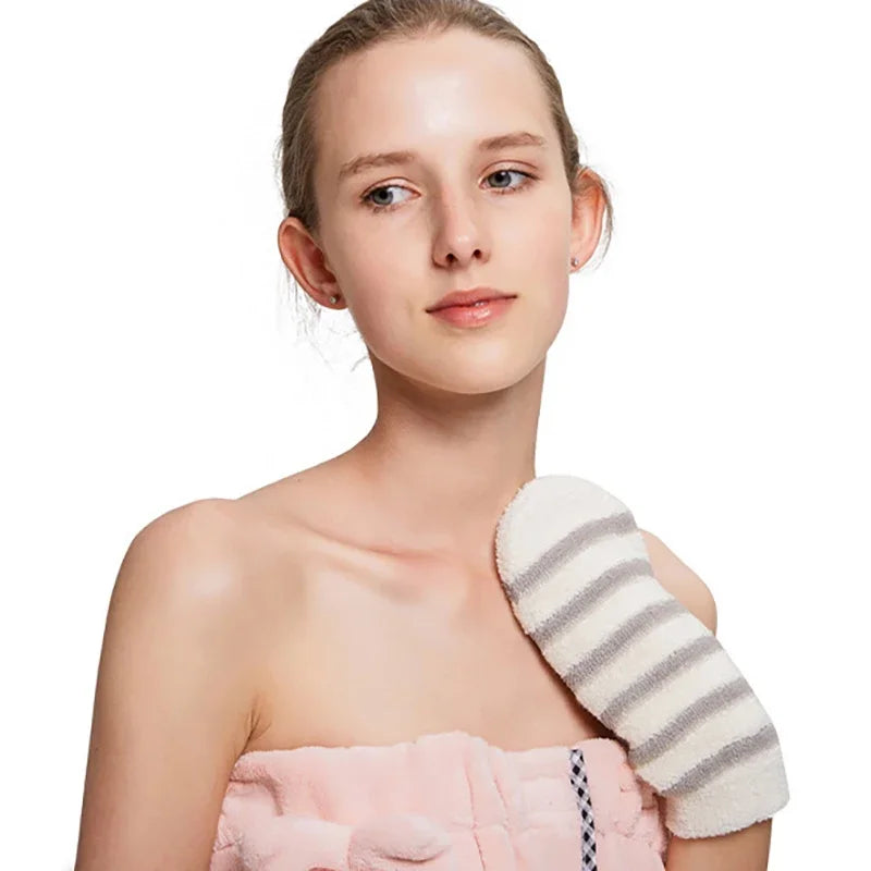 Exfoliating Bath Glove | Hemp & Bamboo Fiber Scrubber
