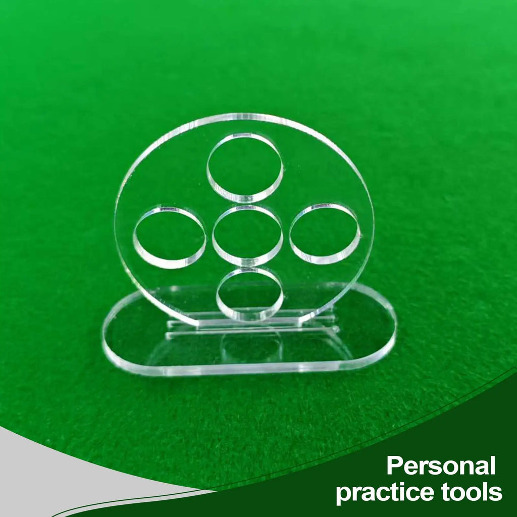 Billiards Rod Training Aids Pool Table Stick Practice 5 Holes Stable