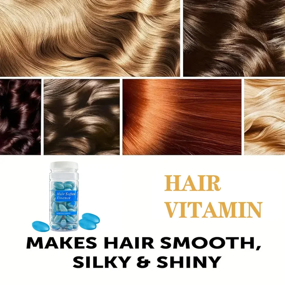 Keratin Hair Oil Serum – Vitamin Capsule Complex, 60g