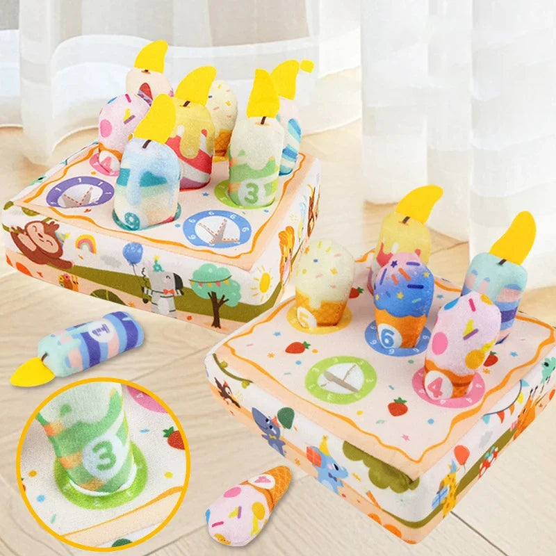 Baby Carrot Harvest Montessori Toy | Toddler Tissue Box Game