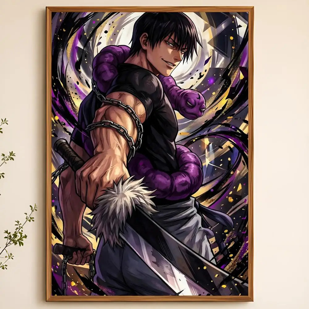 Fushiguro Toji Anime Wall Poster – Self-Adhesive HD Art Print