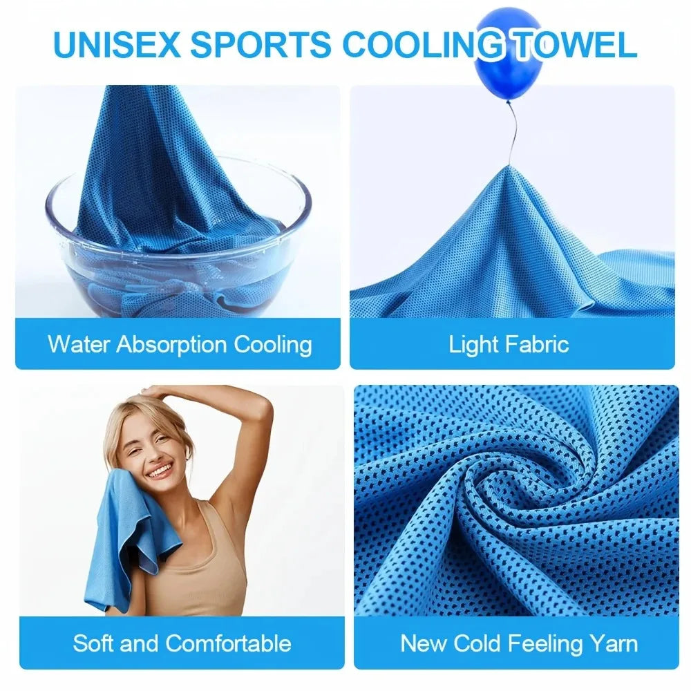 Cooling Sport Towel – Instant Ice Towel for Gym & Travel