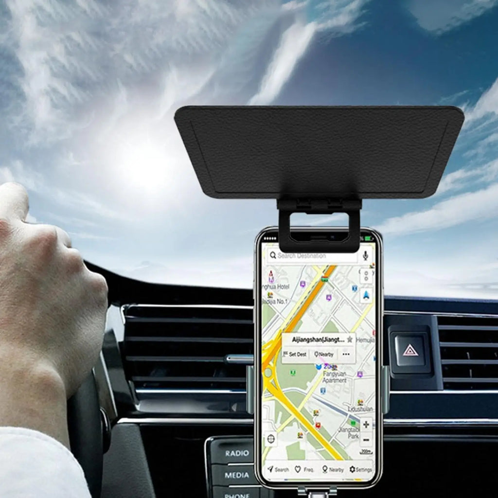 Adjustable Phone Sun Visor Clip – Anti-Glare Outdoor Sunshade