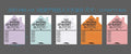 50-Pack House-Shaped Realtor Cards 5x7" | 5 Colors & Card Slot