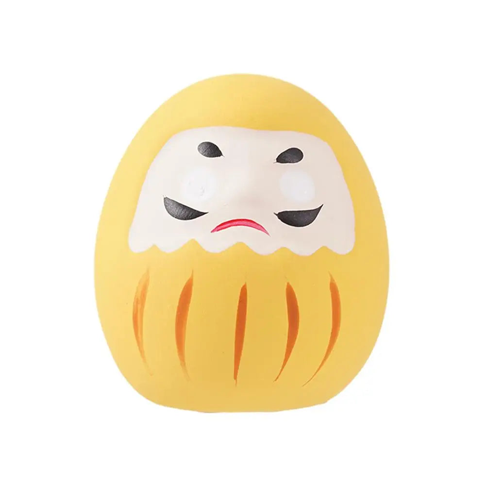 Japanese Ceramic Daruma Doll – Lucky Charm Fortune Ornament