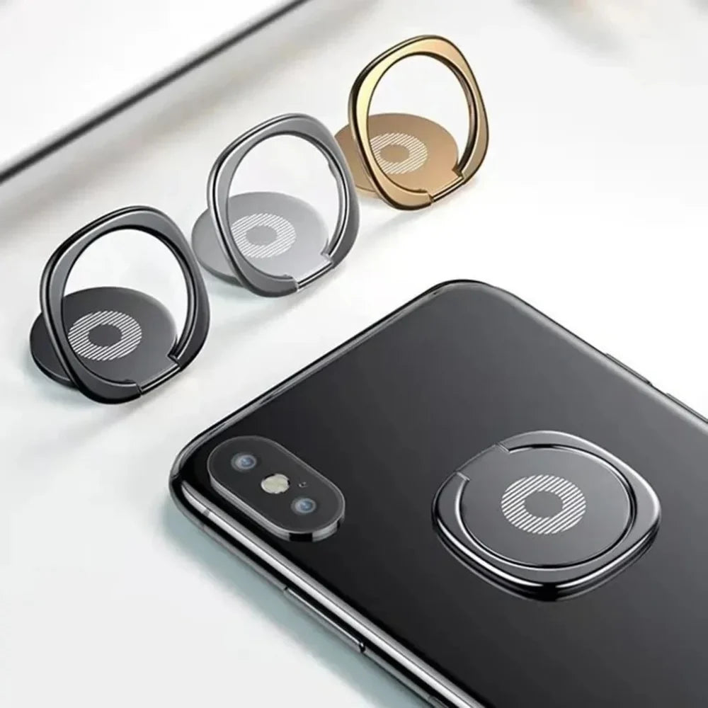Metal 360° Rotating Finger Ring Phone Stand Holder – Universal