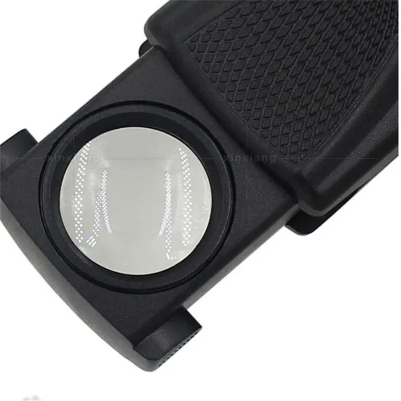 45X LED Foldable Magnifying Glass with Keychain Loupe
