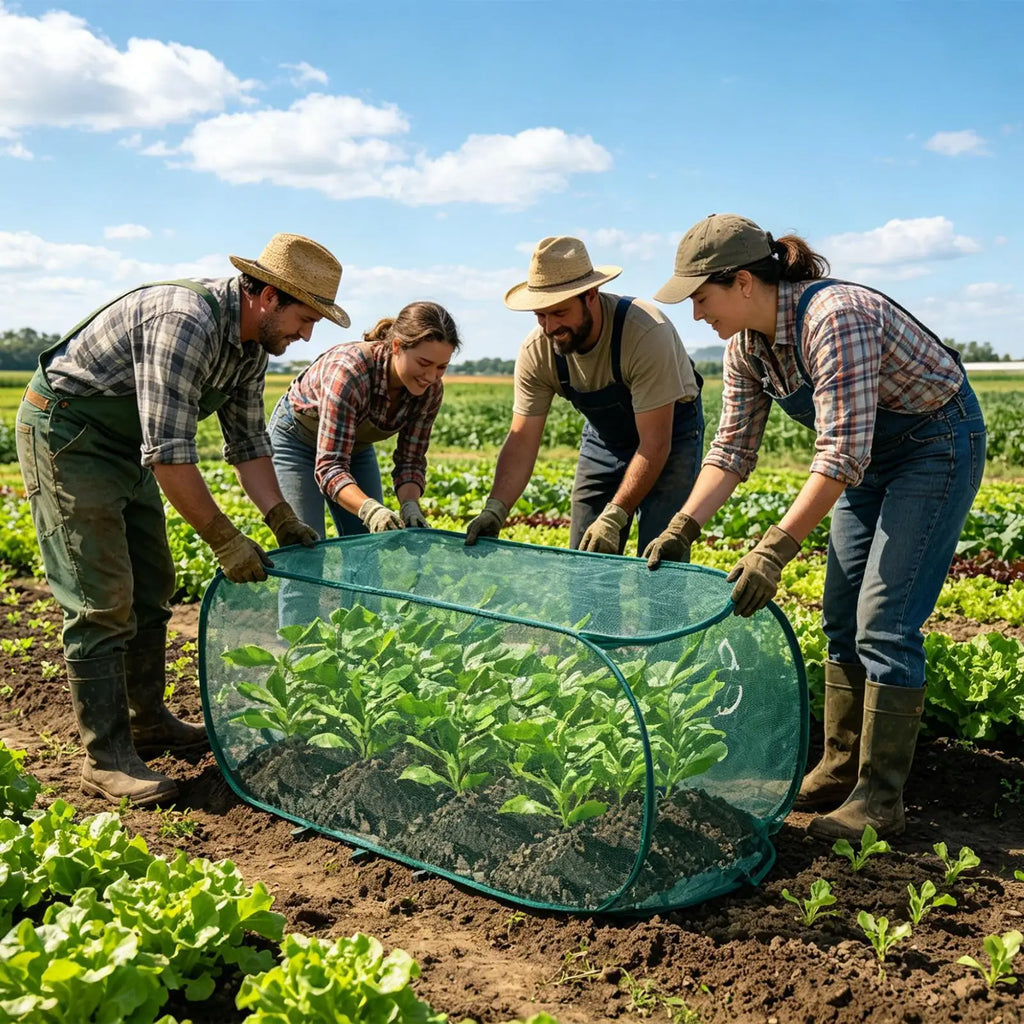 Popup Garden Mesh Plant Cover Greenhouse Seedlings Large Gardening