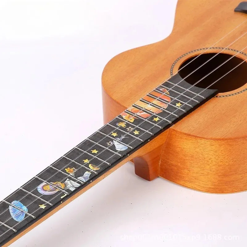 Thin Inlaid Stickers Fretboard Decal Mark Electric Acoustic Guitar