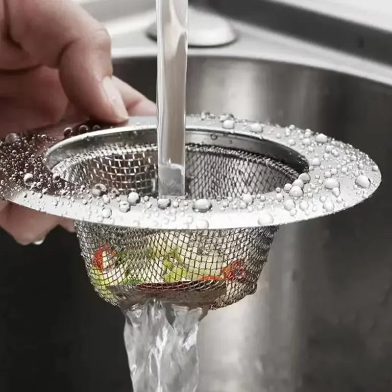 Stainless Steel Sink Strainer – Hair & Food Drain Catcher