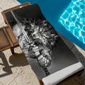 Wolfman Quick-Dry Beach Towel | Soft, Lightweight & Absorbent