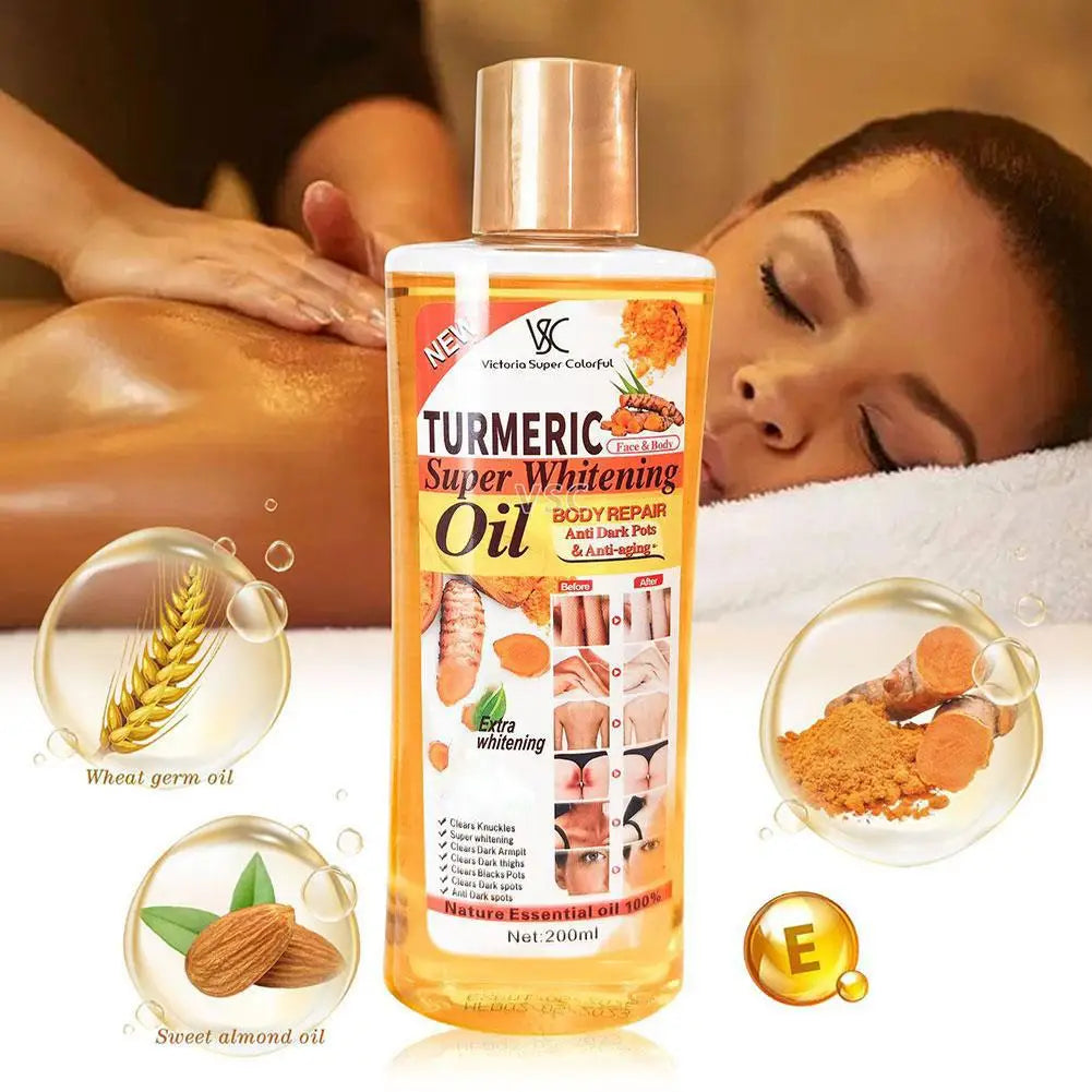Turmeric Essential Oil 200ml – Face & Body Moisturizer