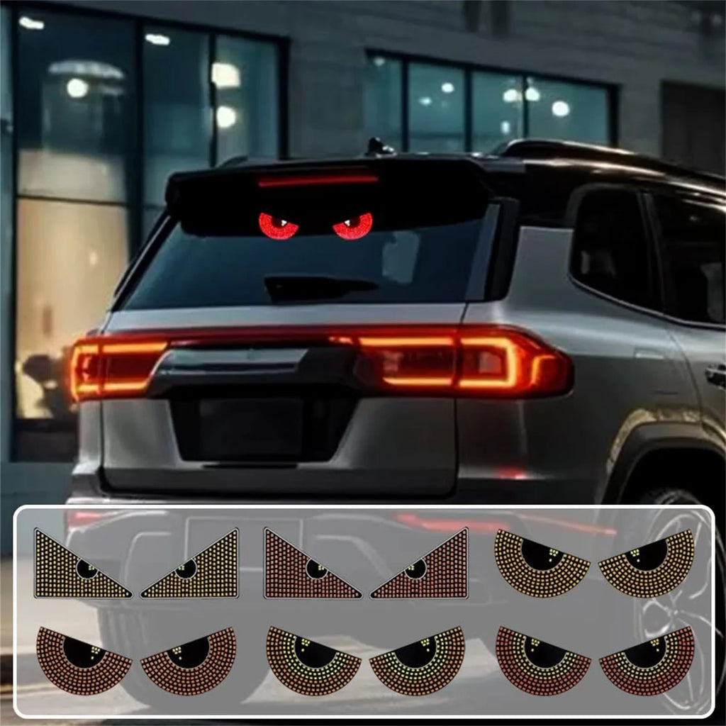 Animated Devil Eye LED Rear Window Car Light – APP Control