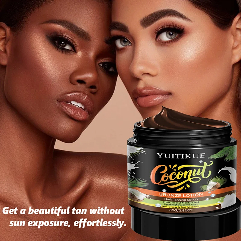 YUITIKUE Coconut Bronze Self-Tanning Lotion | Sun-Kissed Glow