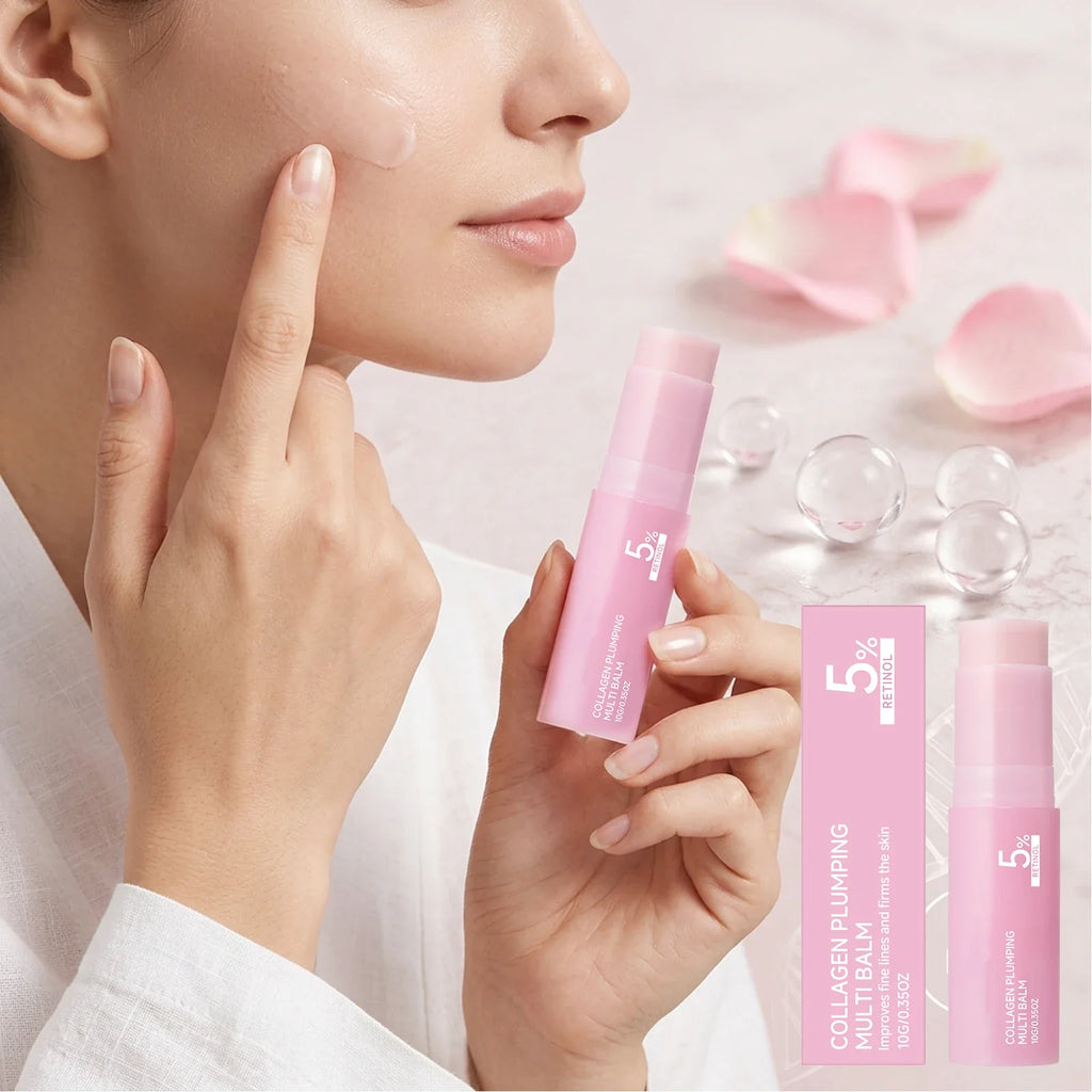 5% Retinol Collagen Plumping Balm Stick – All-In-One Moisturizer