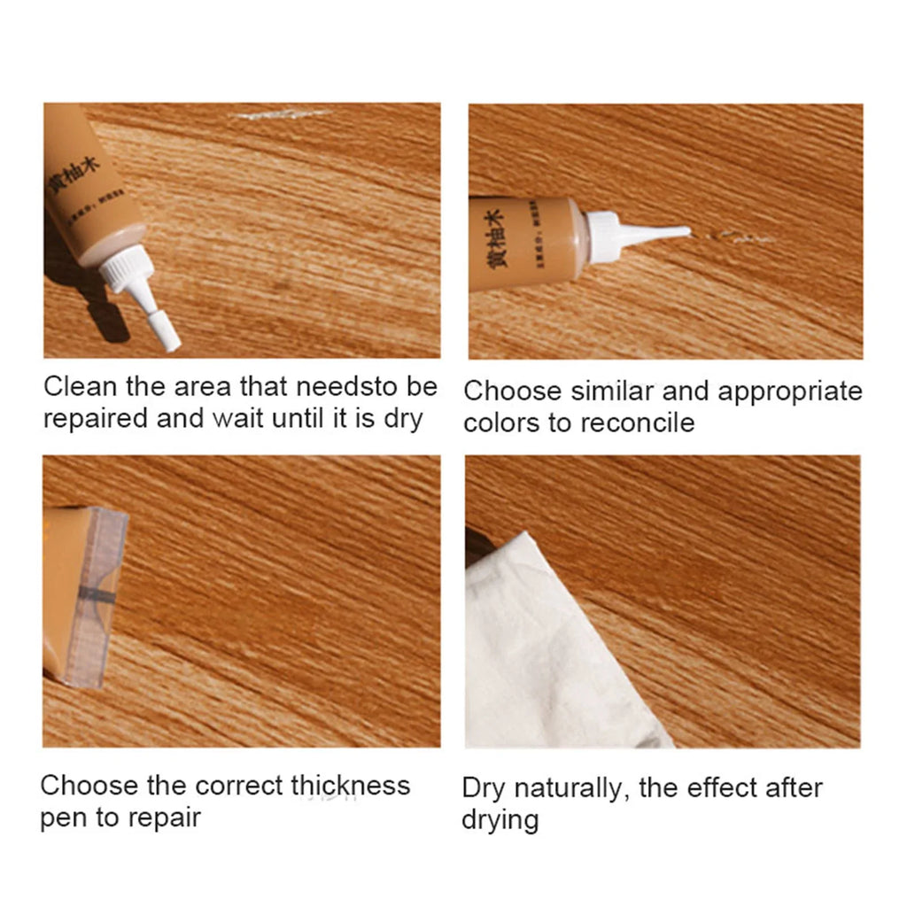 Wood Filler Repair Paste | Scratches, Cracks & Gouges – 14 Colors
