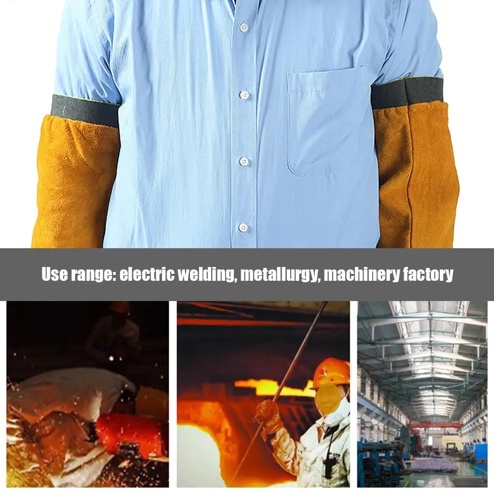 Cowhide Welding Arm Sleeve – Heat Resistant Arm Protector
