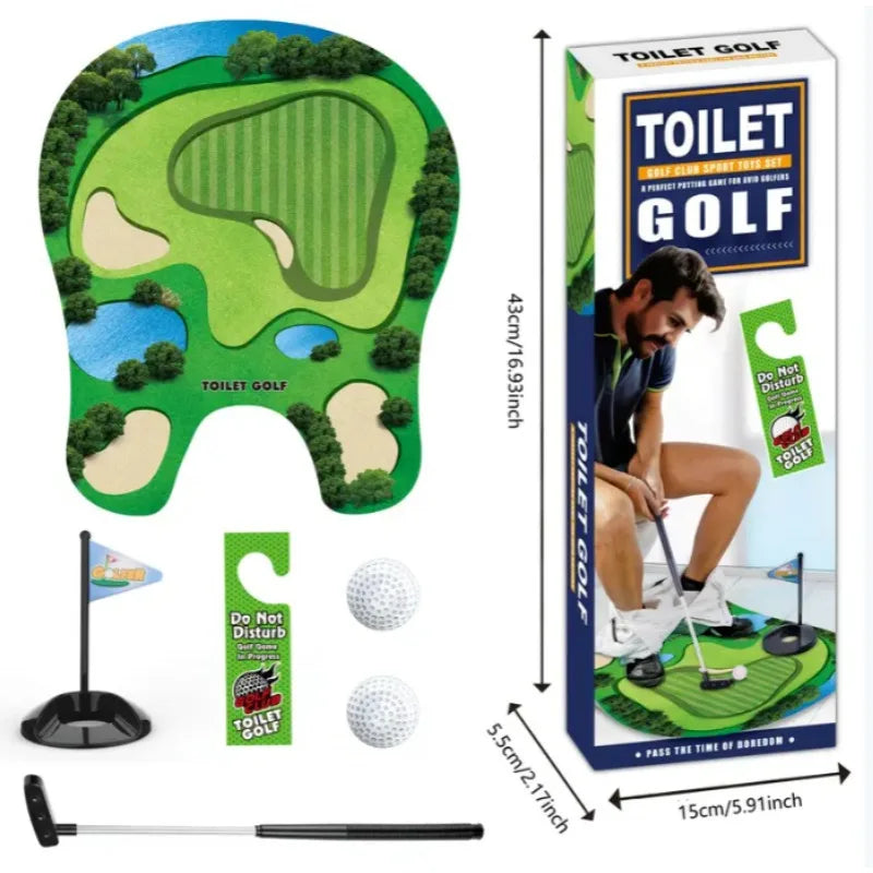 Five Toilet Golf Balls Fun Leisure Ball Perfect As Dad Boyfriend