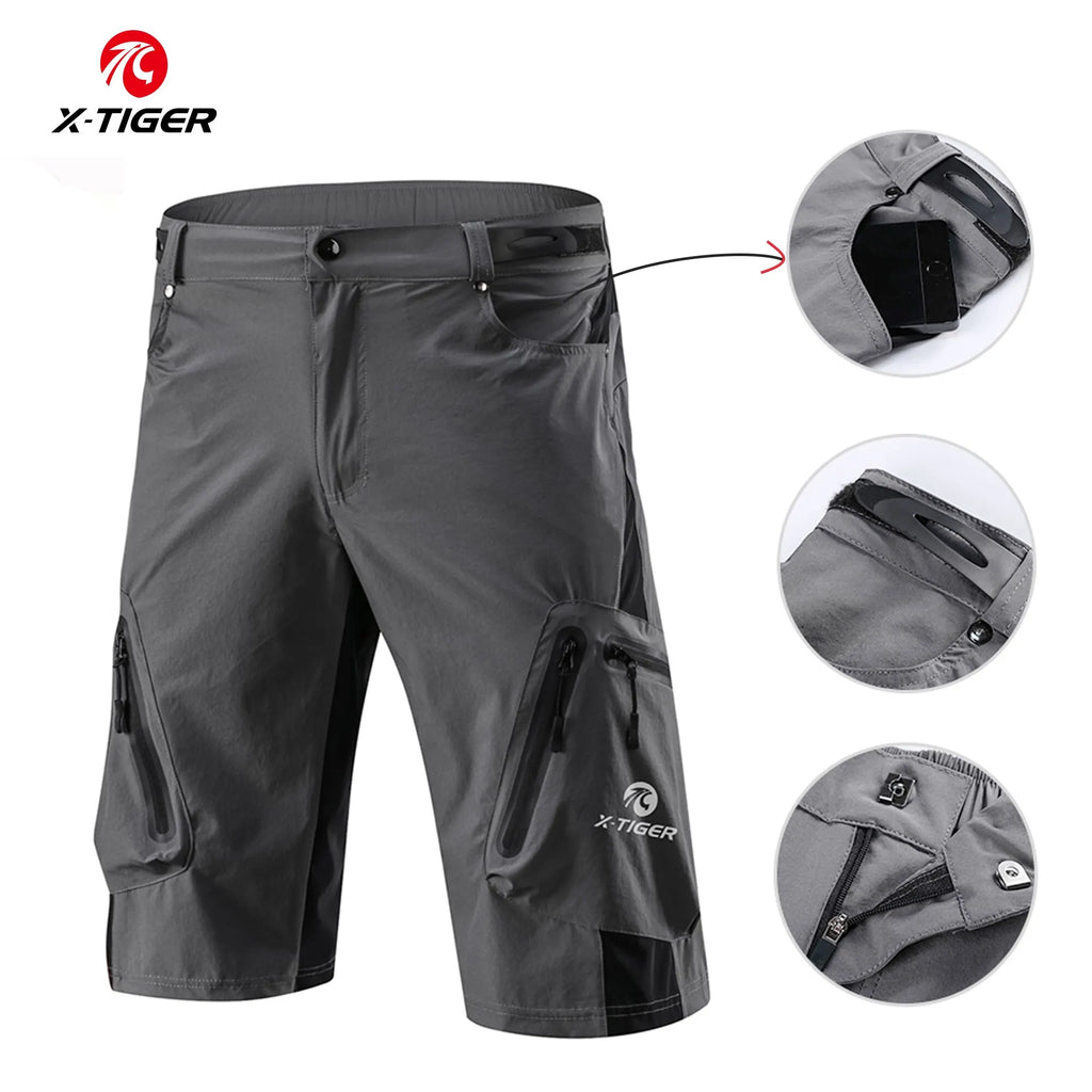 X-TIGER Men's MTB Cycling Shorts | Waterproof & Breathable