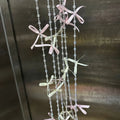 Dreamy Hanging Curtain Sweet Ballet Bow Acrylic Elegant Bedroom