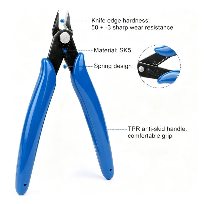 Diagonal Pliers Carbon Steel Electrical Wire Cable Cutters Cutting