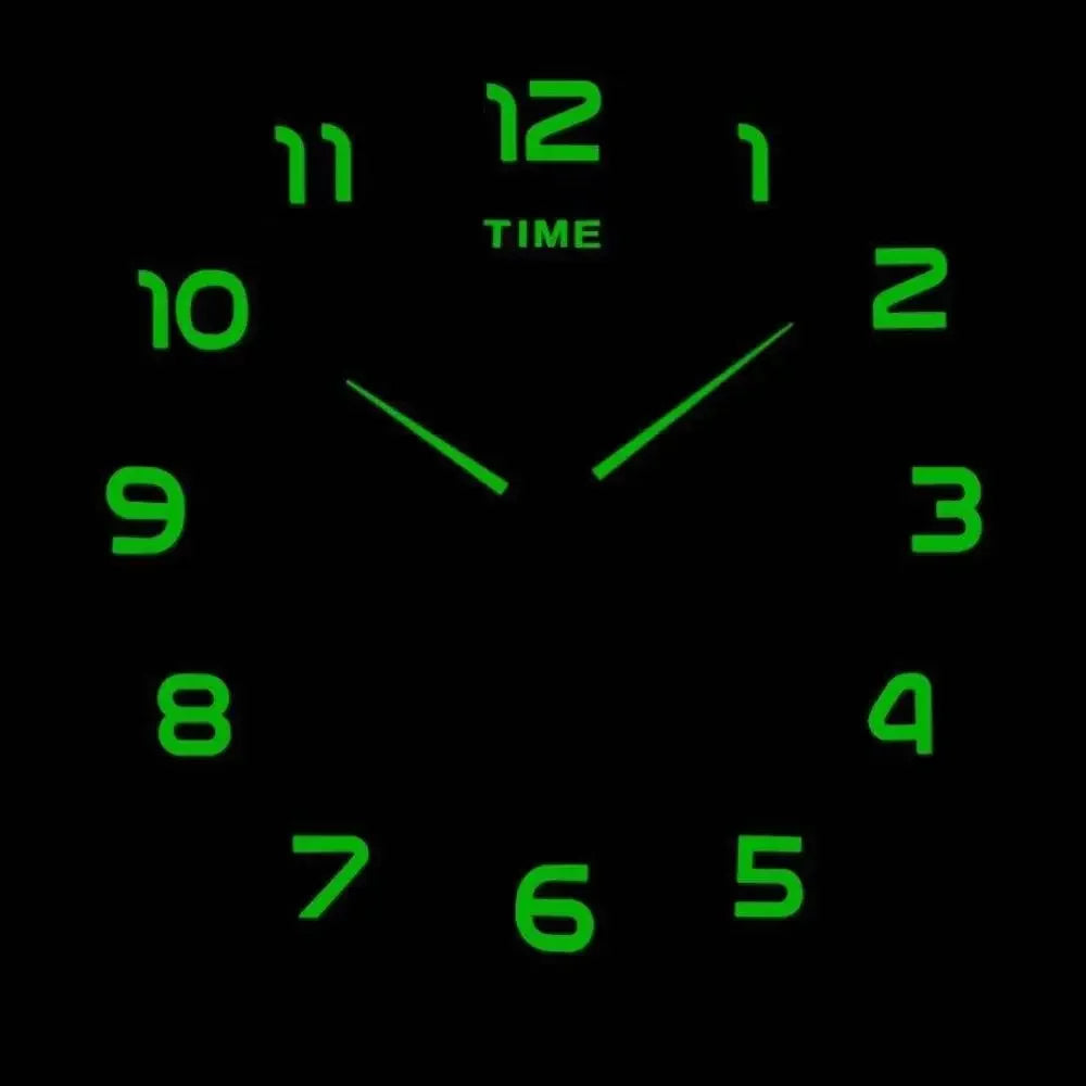 3D DIY Acrylic Wall Clock – Modern Frameless Home Decor